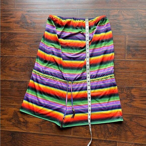 M/L Pilyq Maya Laguna Romper Swimwear Beachwear Vacation Cruise Zarape Color - Picture 8 of 10